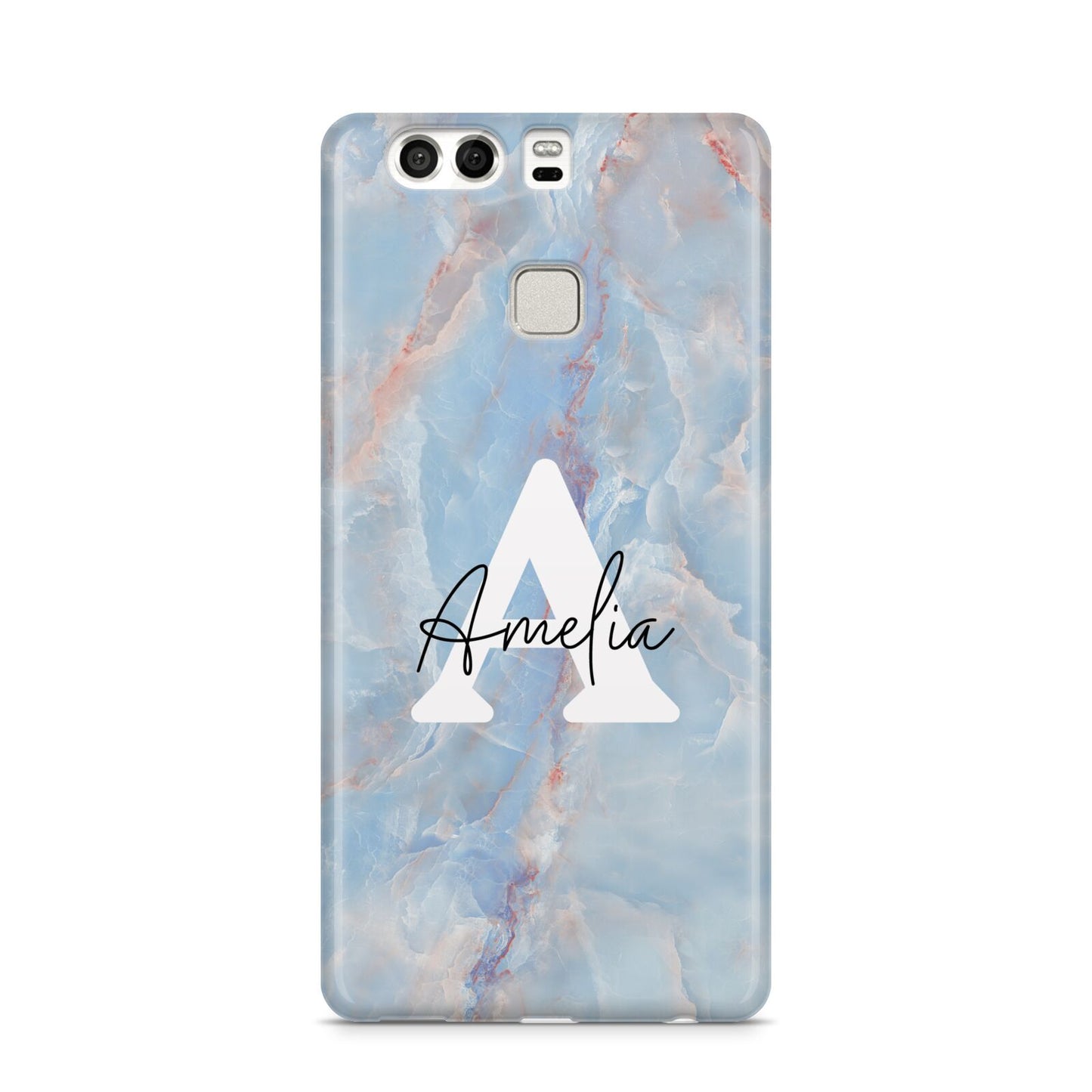 Blue Onyx Marble Huawei P9 Case