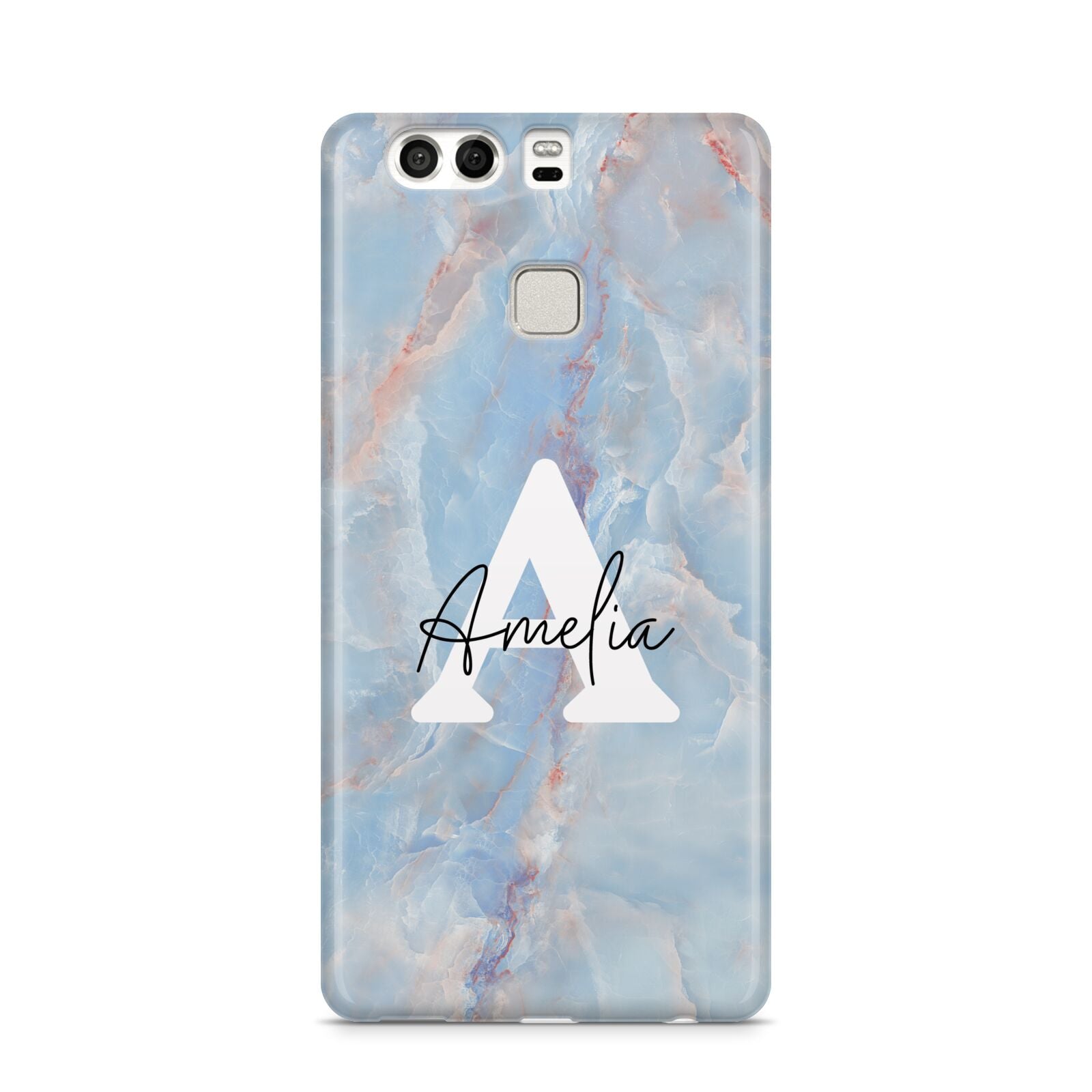 Blue Onyx Marble Huawei P9 Case