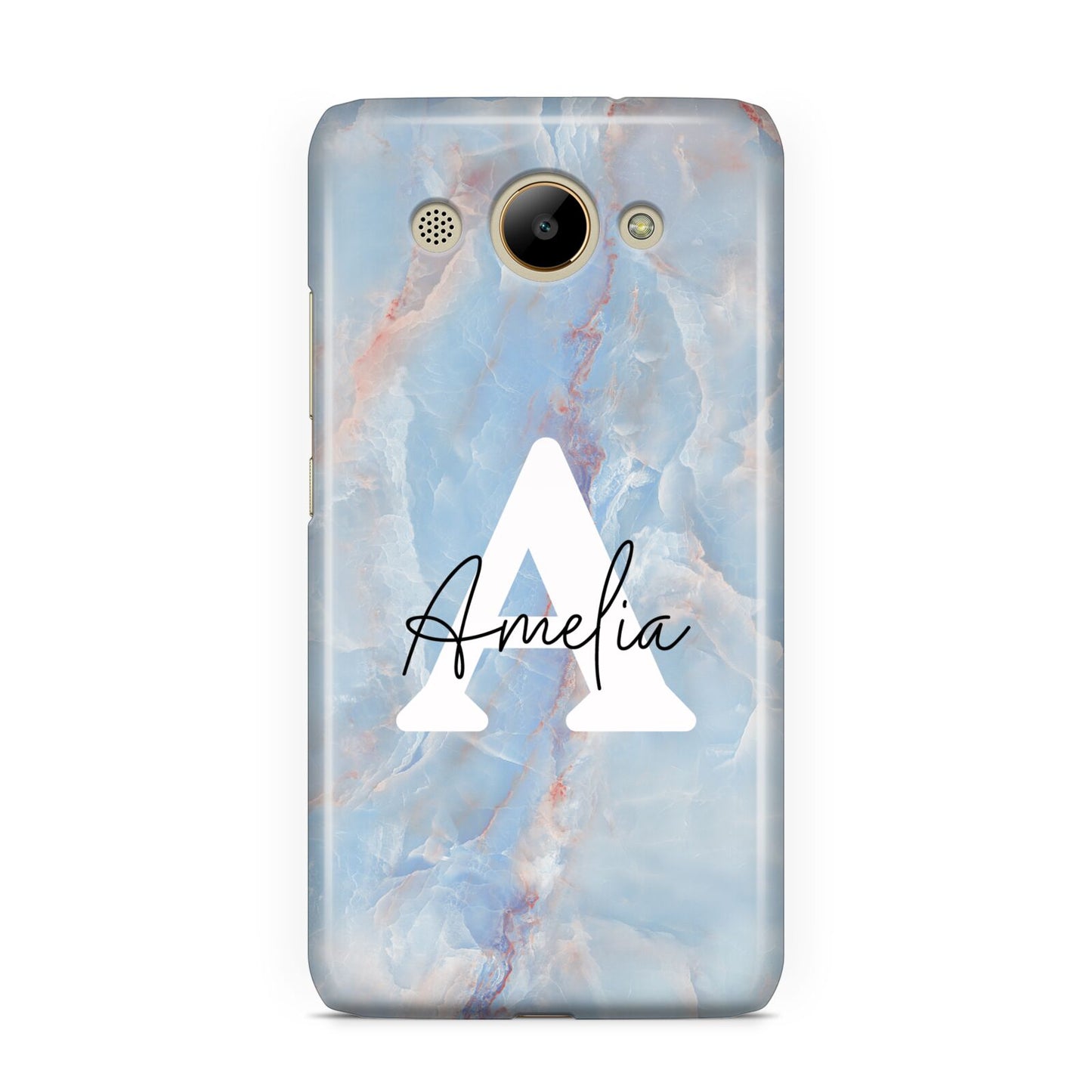 Blue Onyx Marble Huawei Y3 2017