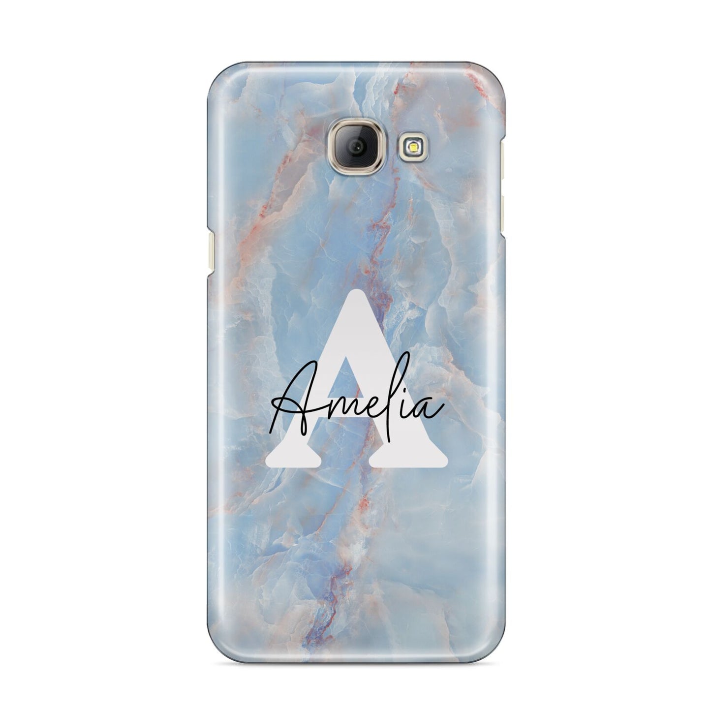 Blue Onyx Marble Samsung Galaxy A8 2016 Case