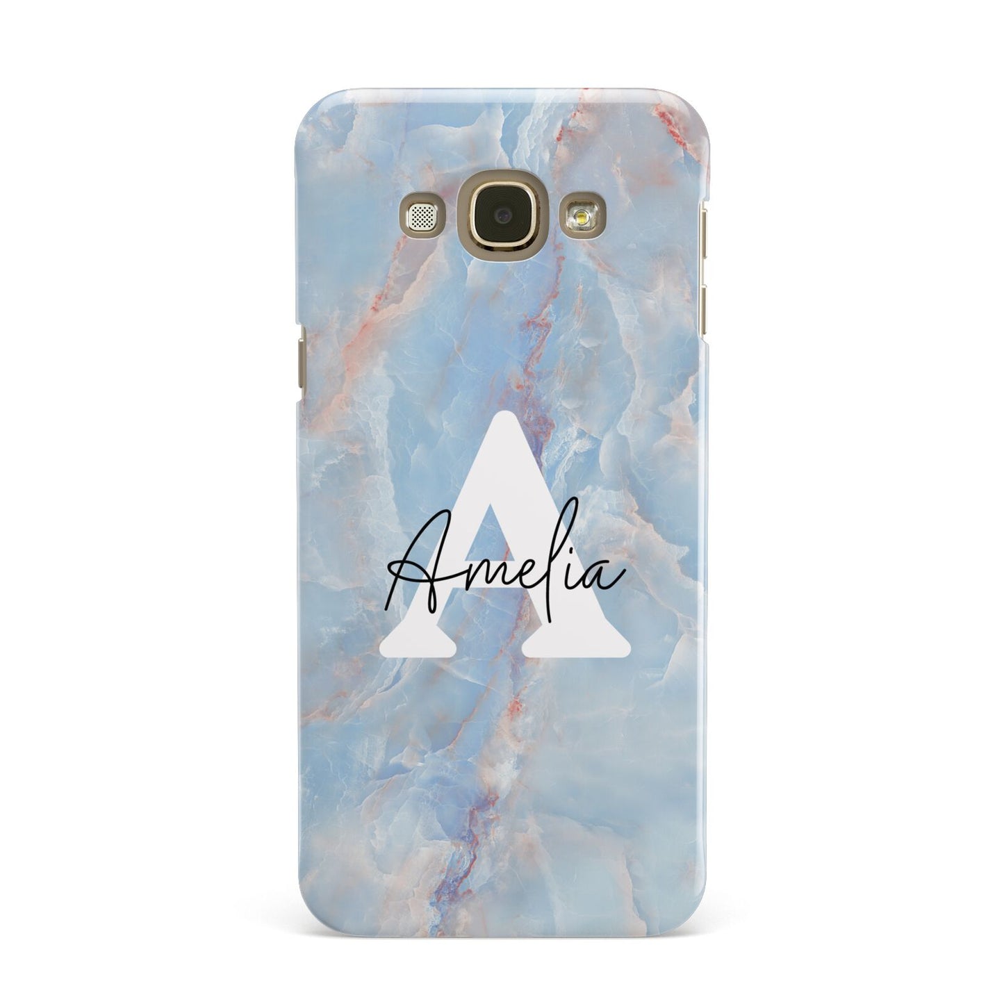 Blue Onyx Marble Samsung Galaxy A8 Case