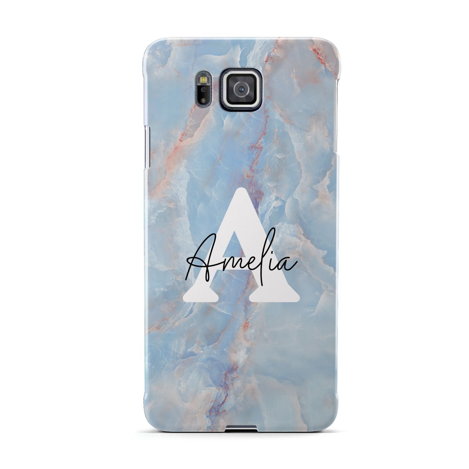 Blue Onyx Marble Samsung Galaxy Alpha Case