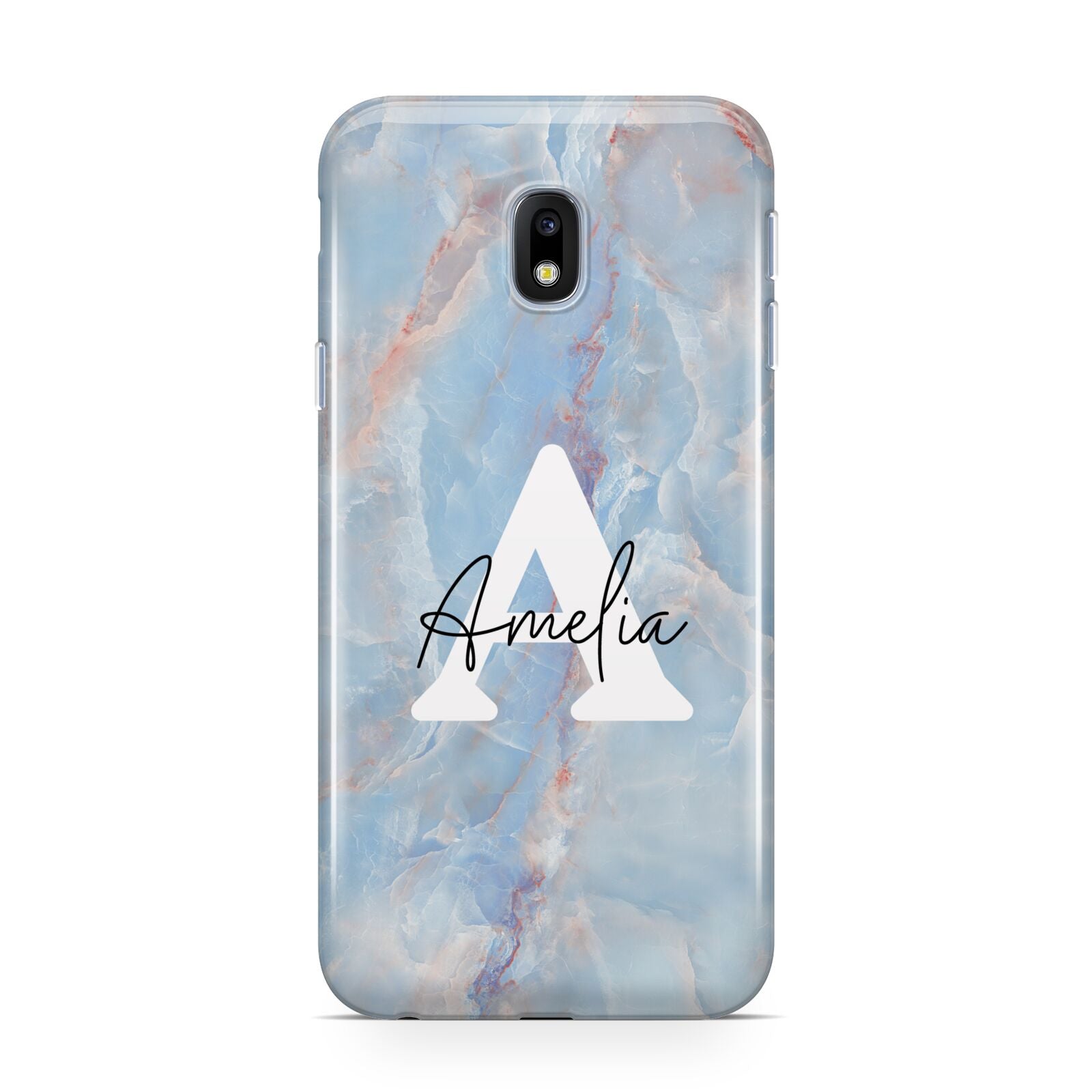 Blue Onyx Marble Samsung Galaxy J3 2017 Case