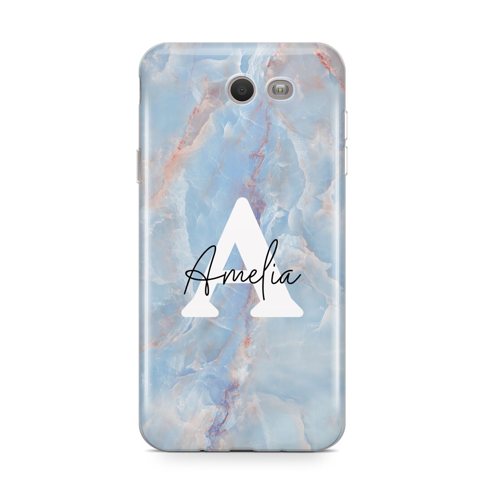 Blue Onyx Marble Samsung Galaxy J7 2017 Case