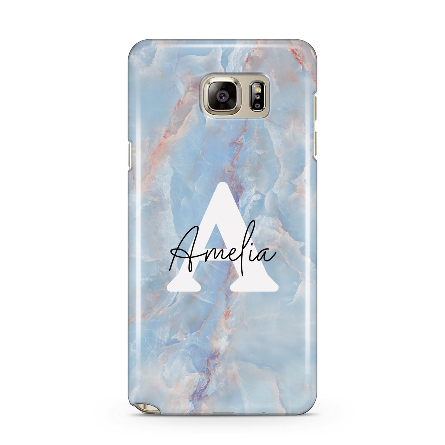 Blue Onyx Marble Samsung Galaxy Note 5 Case