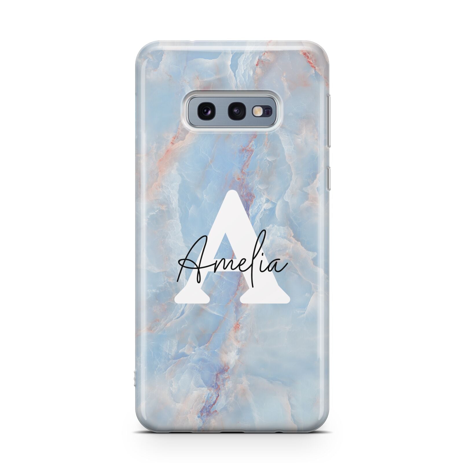 Blue Onyx Marble Samsung Galaxy S10E Case