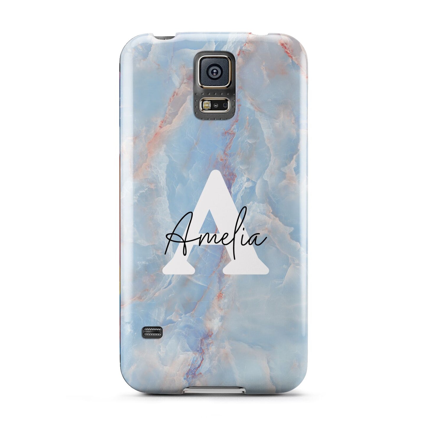 Blue Onyx Marble Samsung Galaxy S5 Case