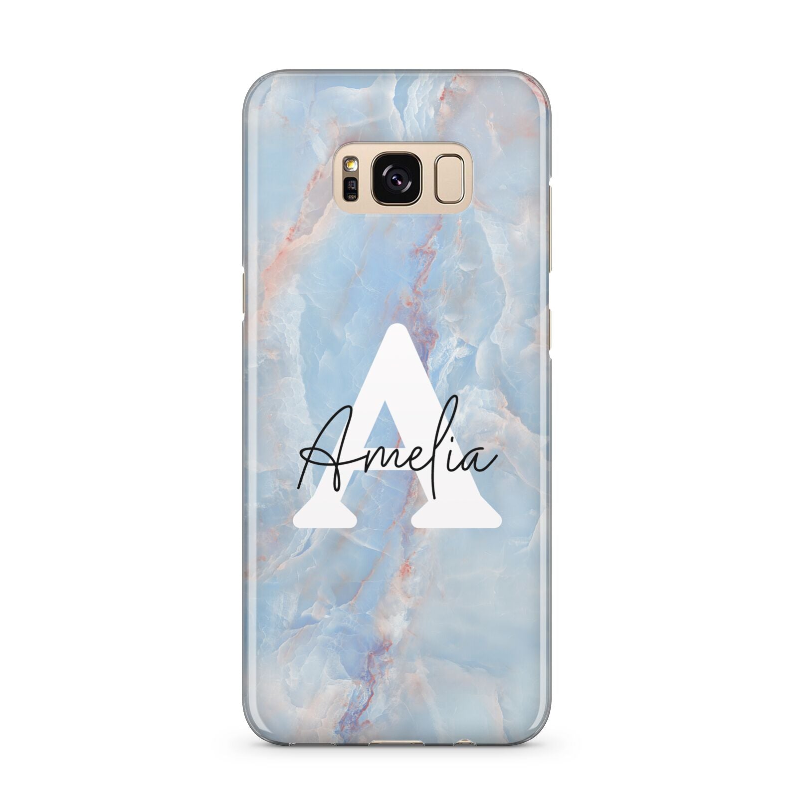 Blue Onyx Marble Samsung Galaxy S8 Plus Case