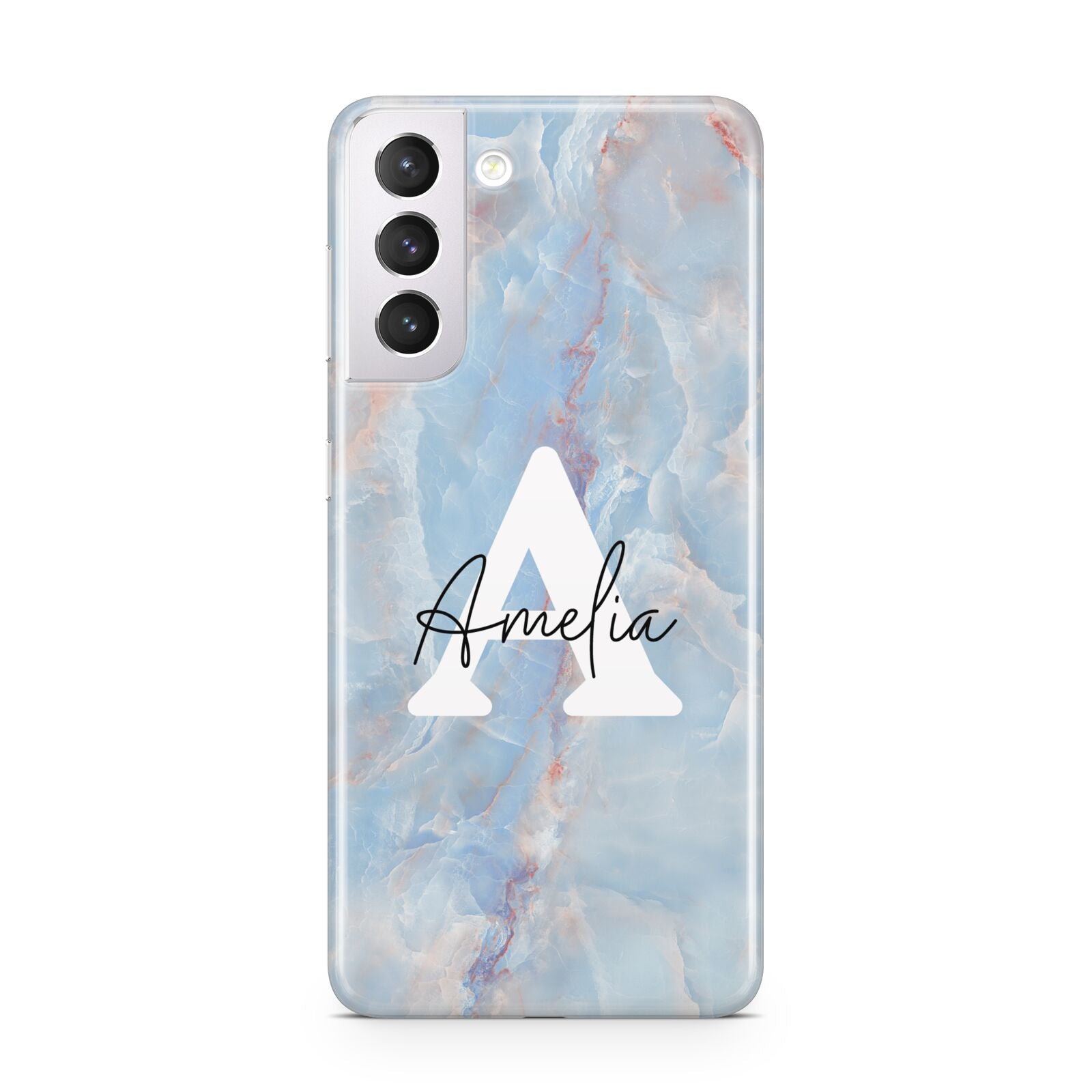 Blue Onyx Marble Samsung S21 Case