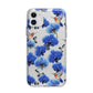 Blue Orchid Apple iPhone 11 in White with Bumper Case