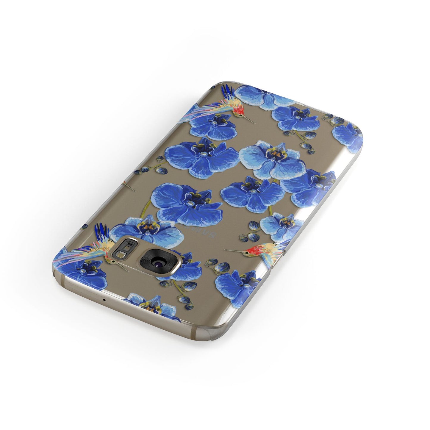 Blue Orchid Samsung Galaxy Case Front Close Up