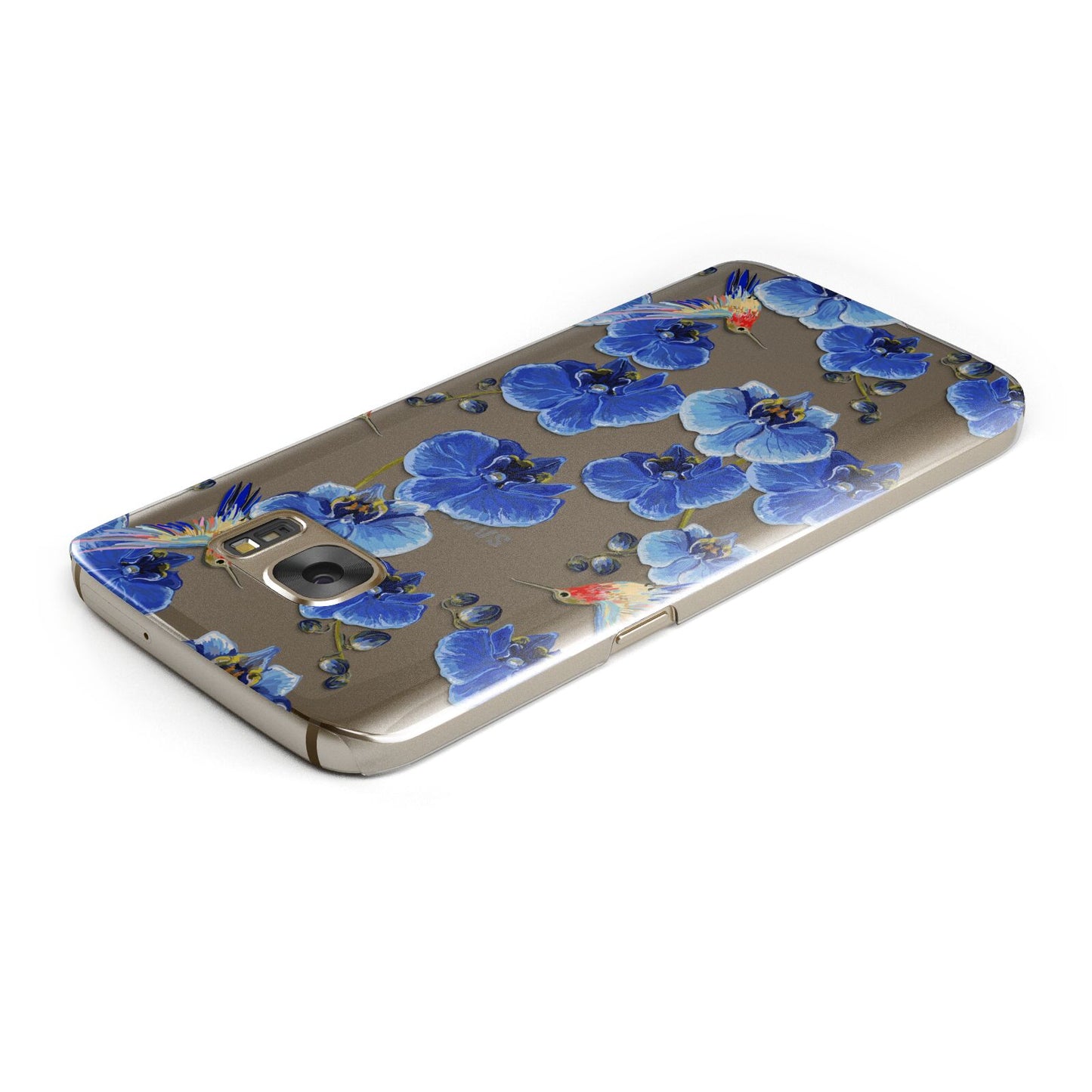 Blue Orchid Samsung Galaxy Case Top Cutout