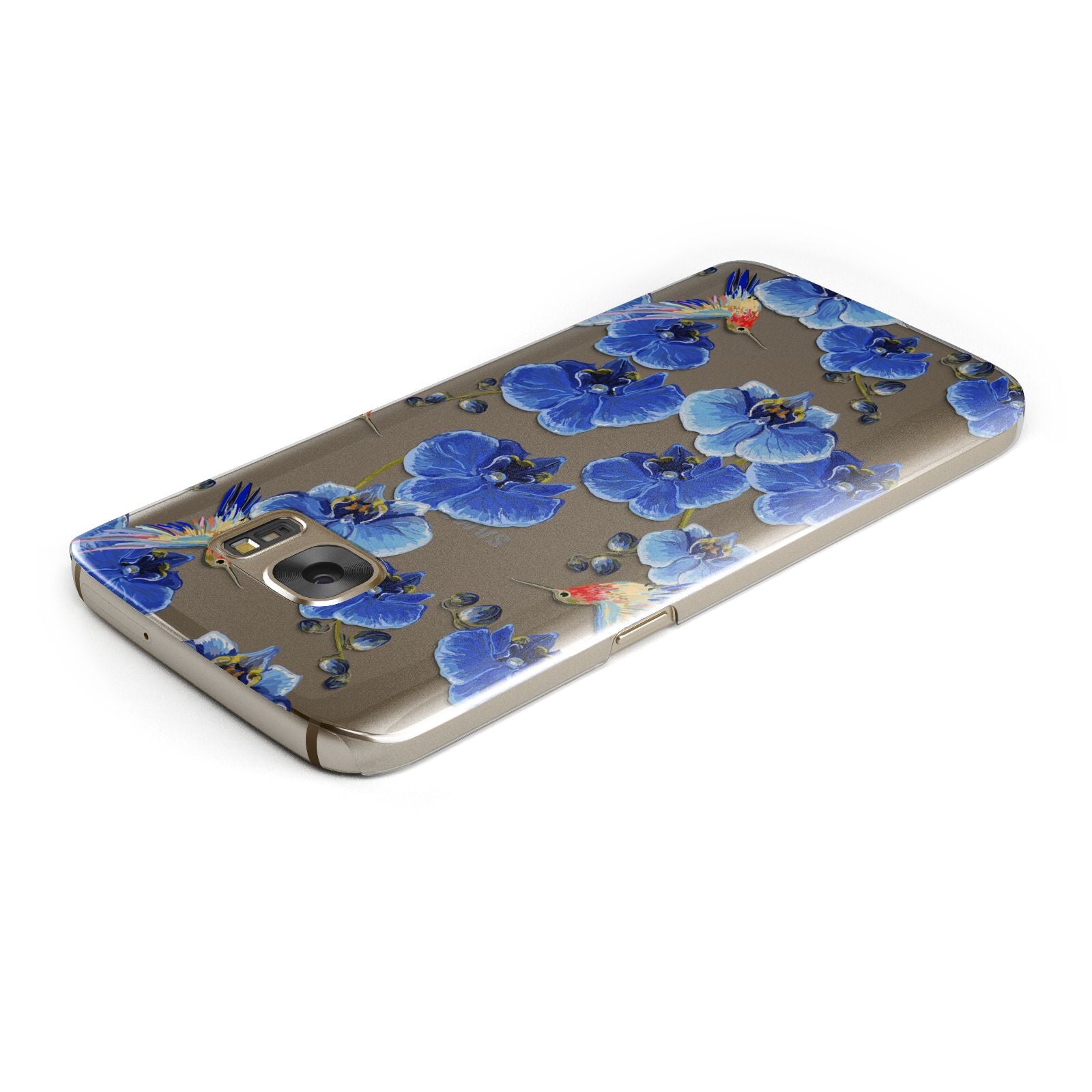 Blue Orchid Samsung Galaxy Case Top Cutout