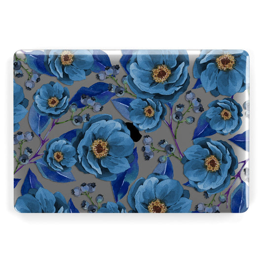 Blue Peonies Apple MacBook Case