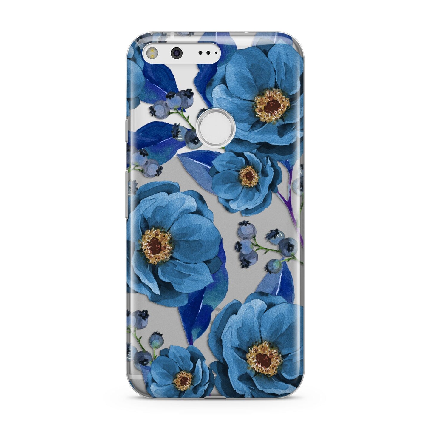 Blue Peonies Google Pixel Case