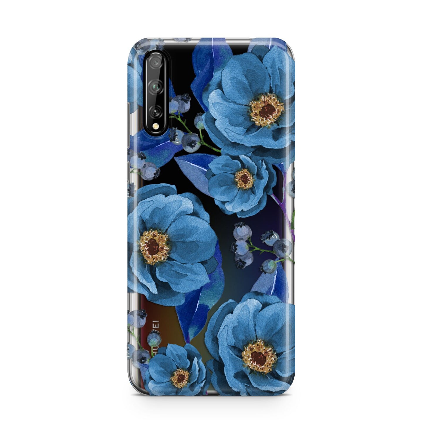 Blue Peonies Huawei Enjoy 10s Phone Case