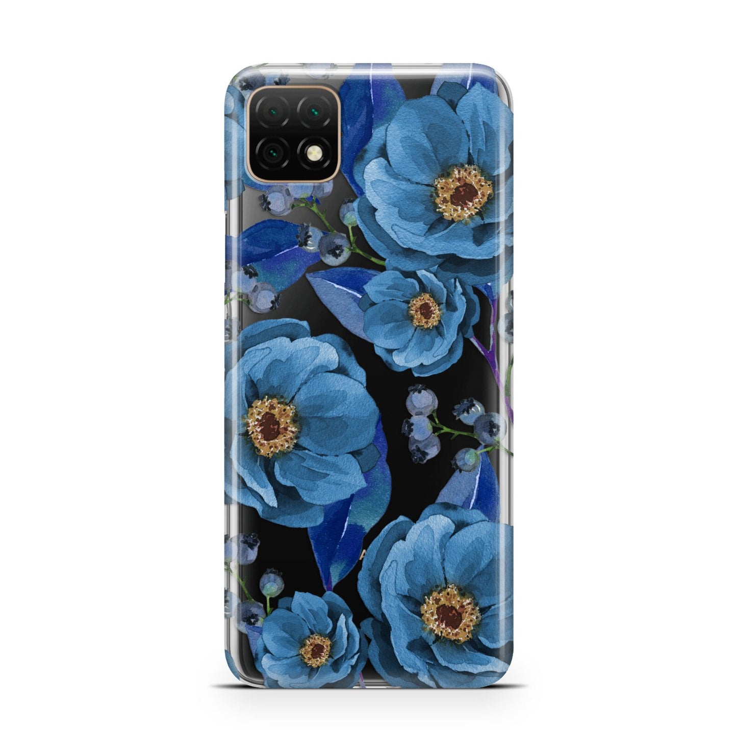 Blue Peonies Huawei Enjoy 20 Phone Case