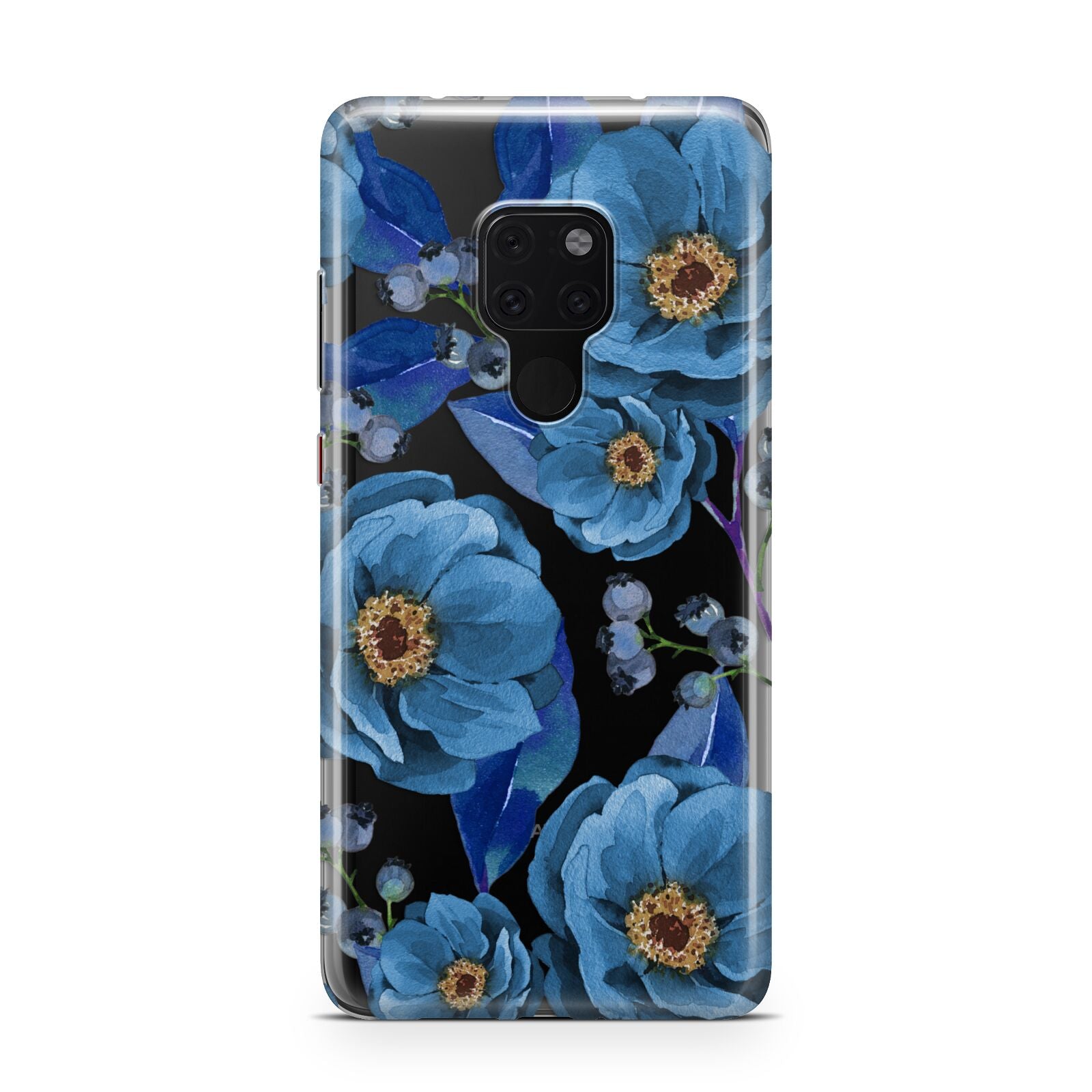 Blue Peonies Huawei Mate 20 Phone Case