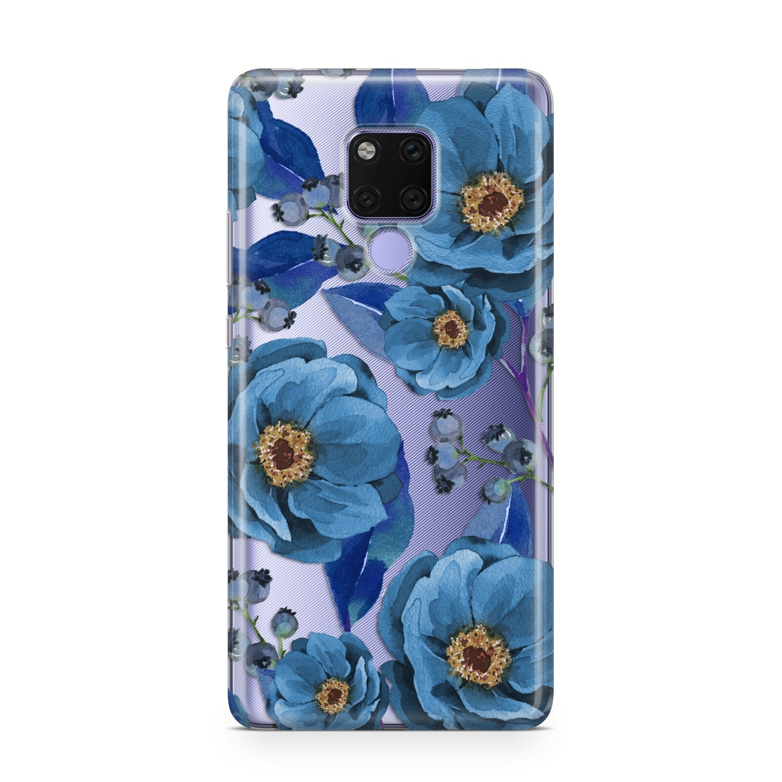 Blue Peonies Huawei Mate 20X Phone Case