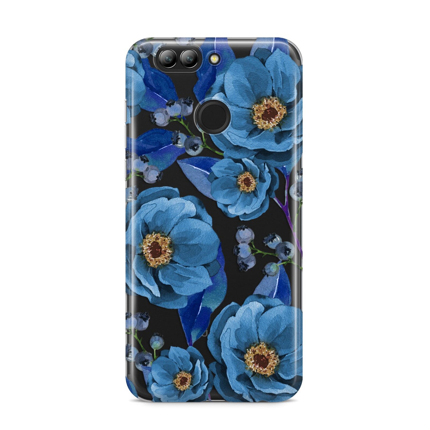 Blue Peonies Huawei Nova 2s Phone Case