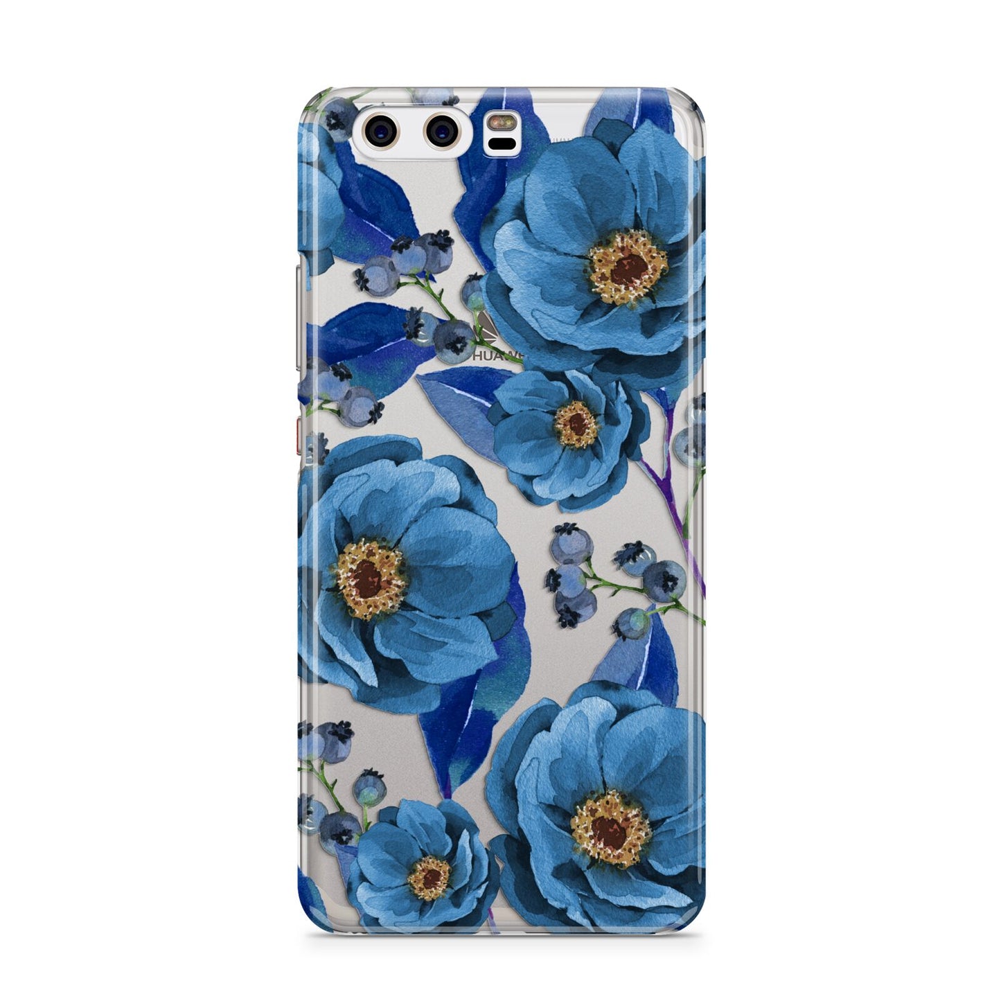 Blue Peonies Huawei P10 Phone Case