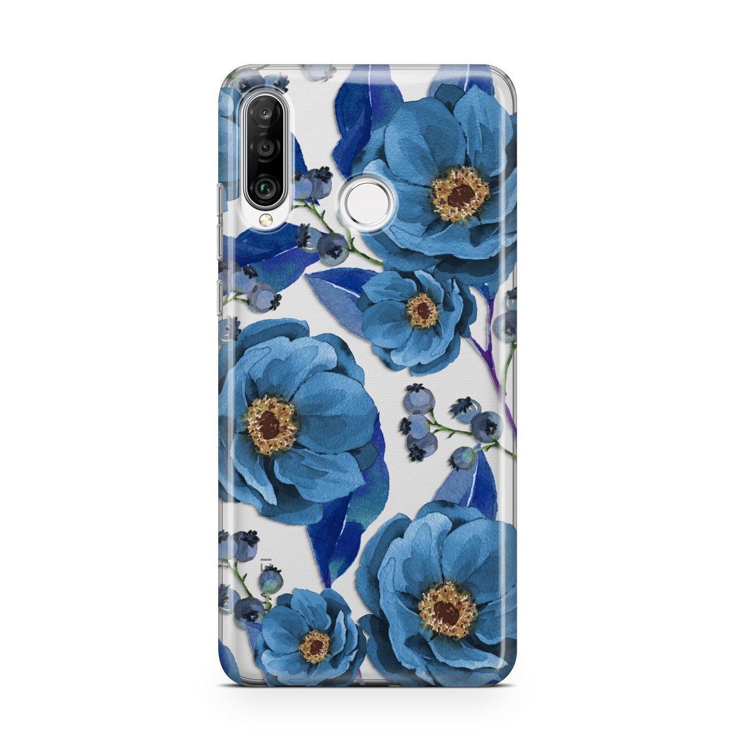 Blue Peonies Huawei P30 Lite Phone Case