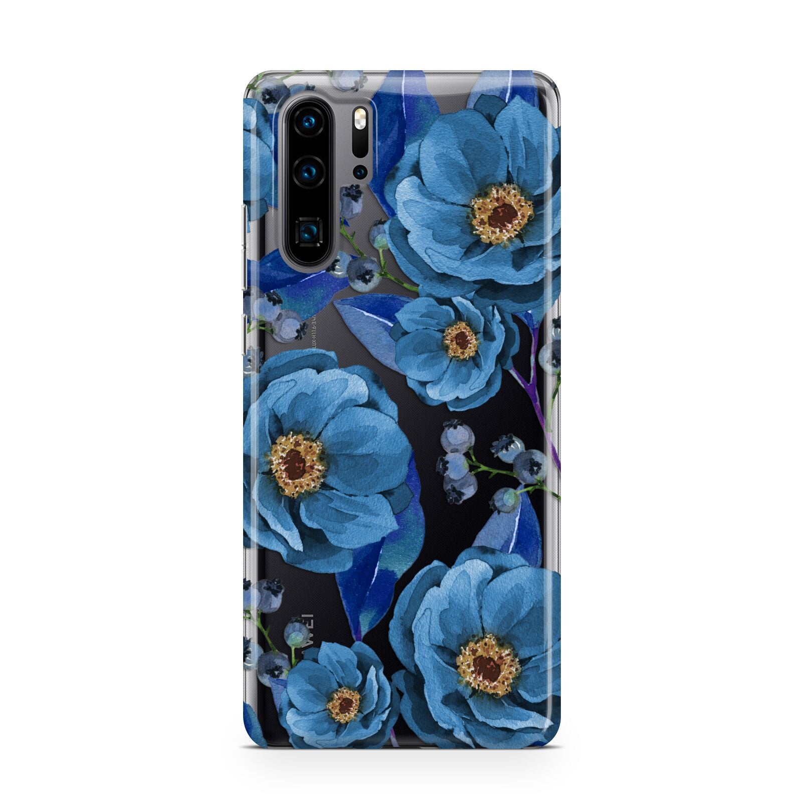 Blue Peonies Huawei P30 Pro Phone Case