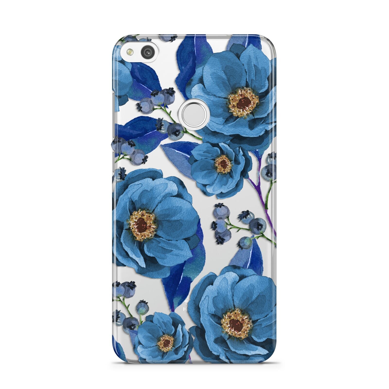 Blue Peonies Huawei P8 Lite Case