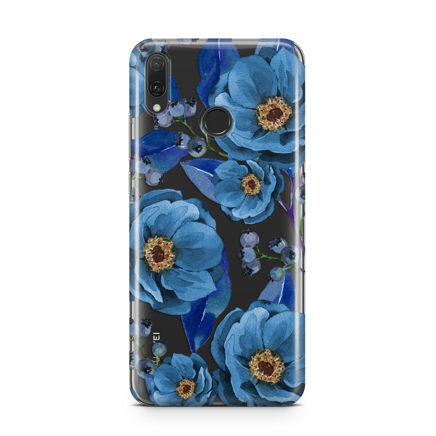 Blue Peonies Huawei Y9 2019