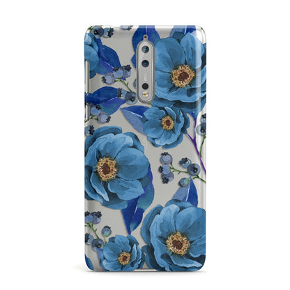 Blue Peonies Nokia Case