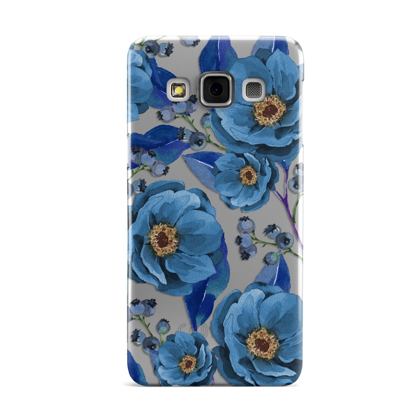 Blue Peonies Samsung Galaxy A3 Case