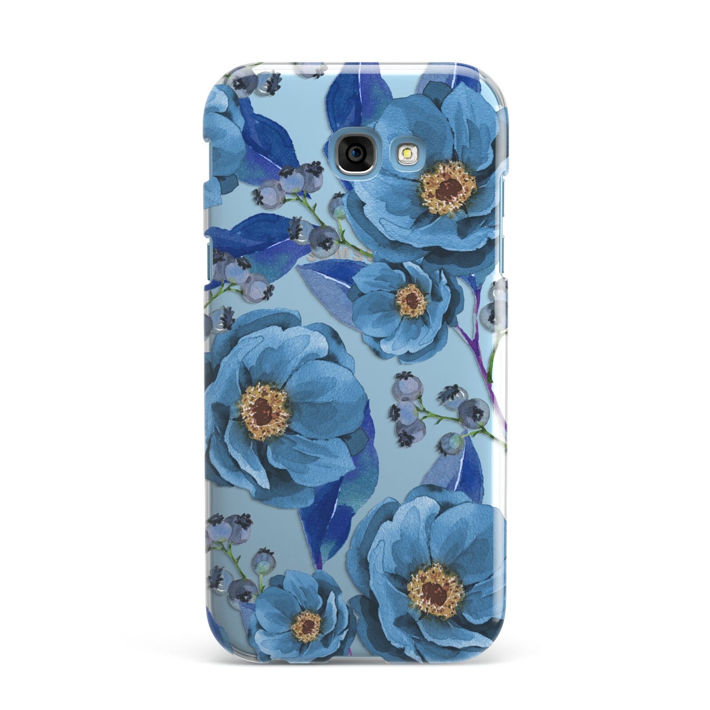 Blue Peonies Samsung Galaxy A7 2017 Case