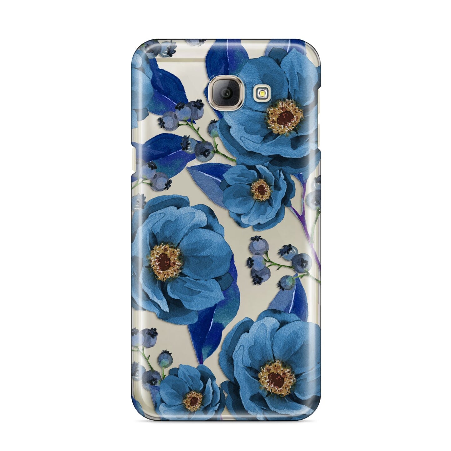 Blue Peonies Samsung Galaxy A8 2016 Case