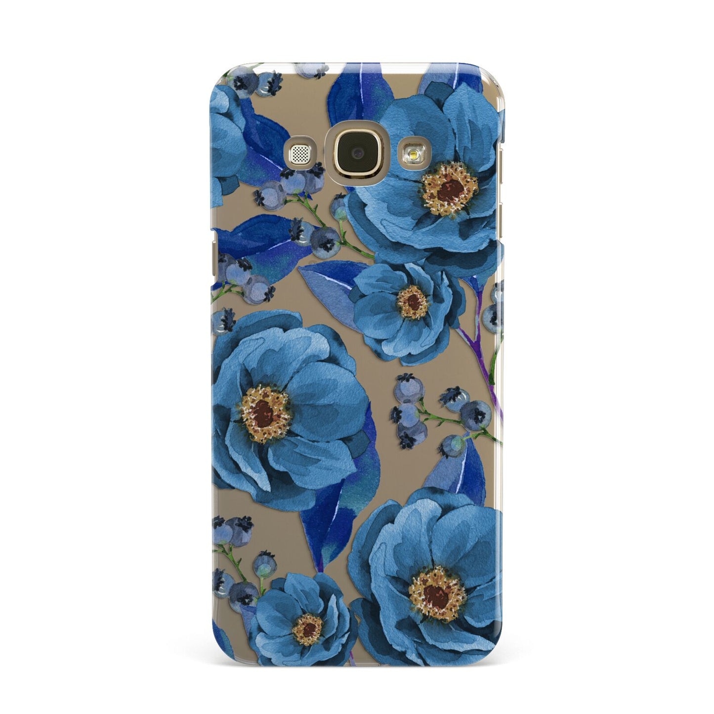 Blue Peonies Samsung Galaxy A8 Case