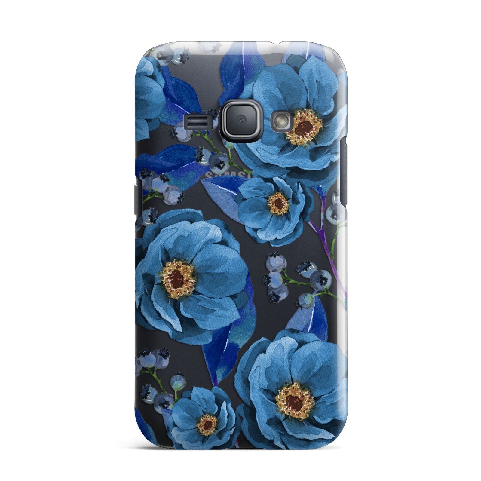 Blue Peonies Samsung Galaxy J1 2016 Case