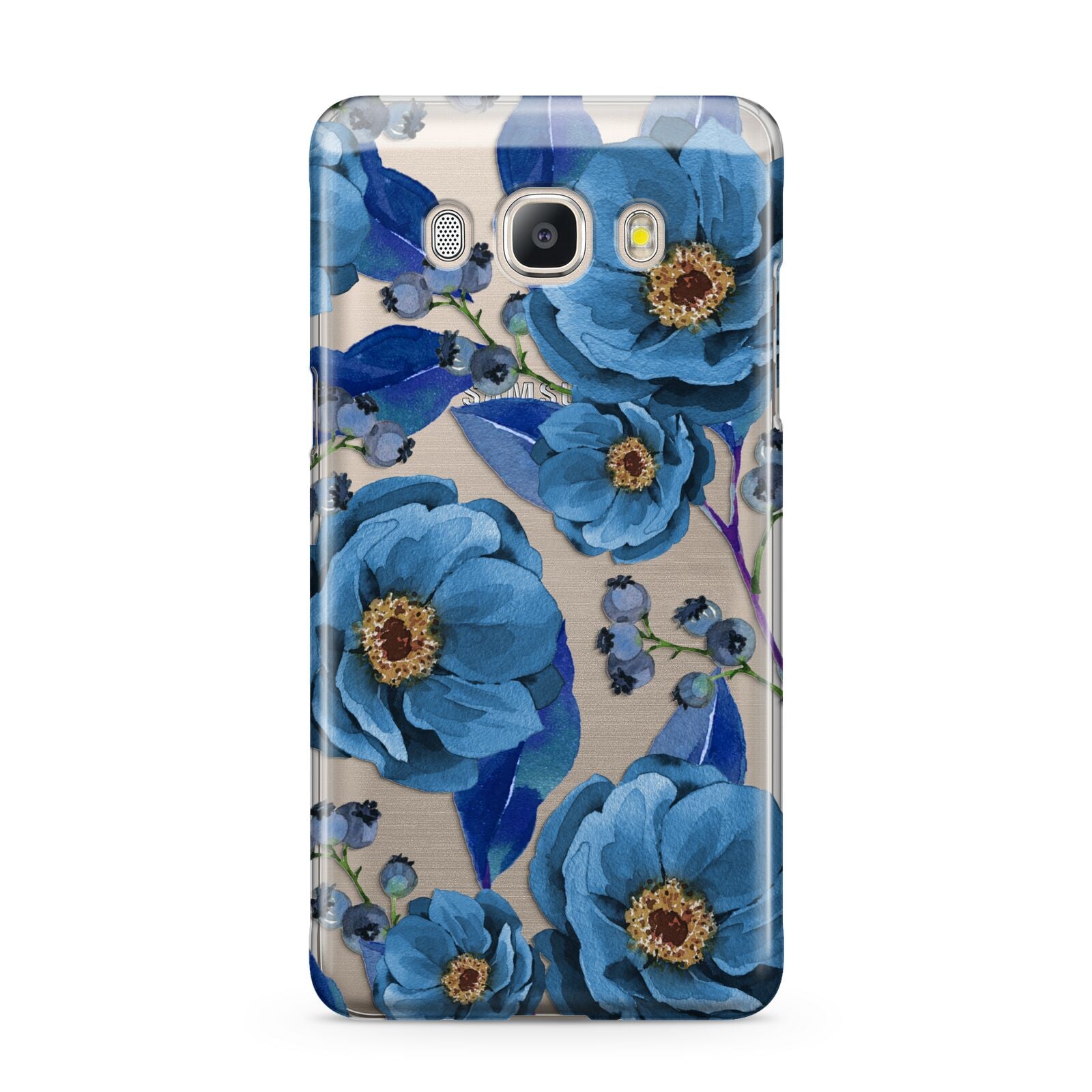 Blue Peonies Samsung Galaxy J5 2016 Case