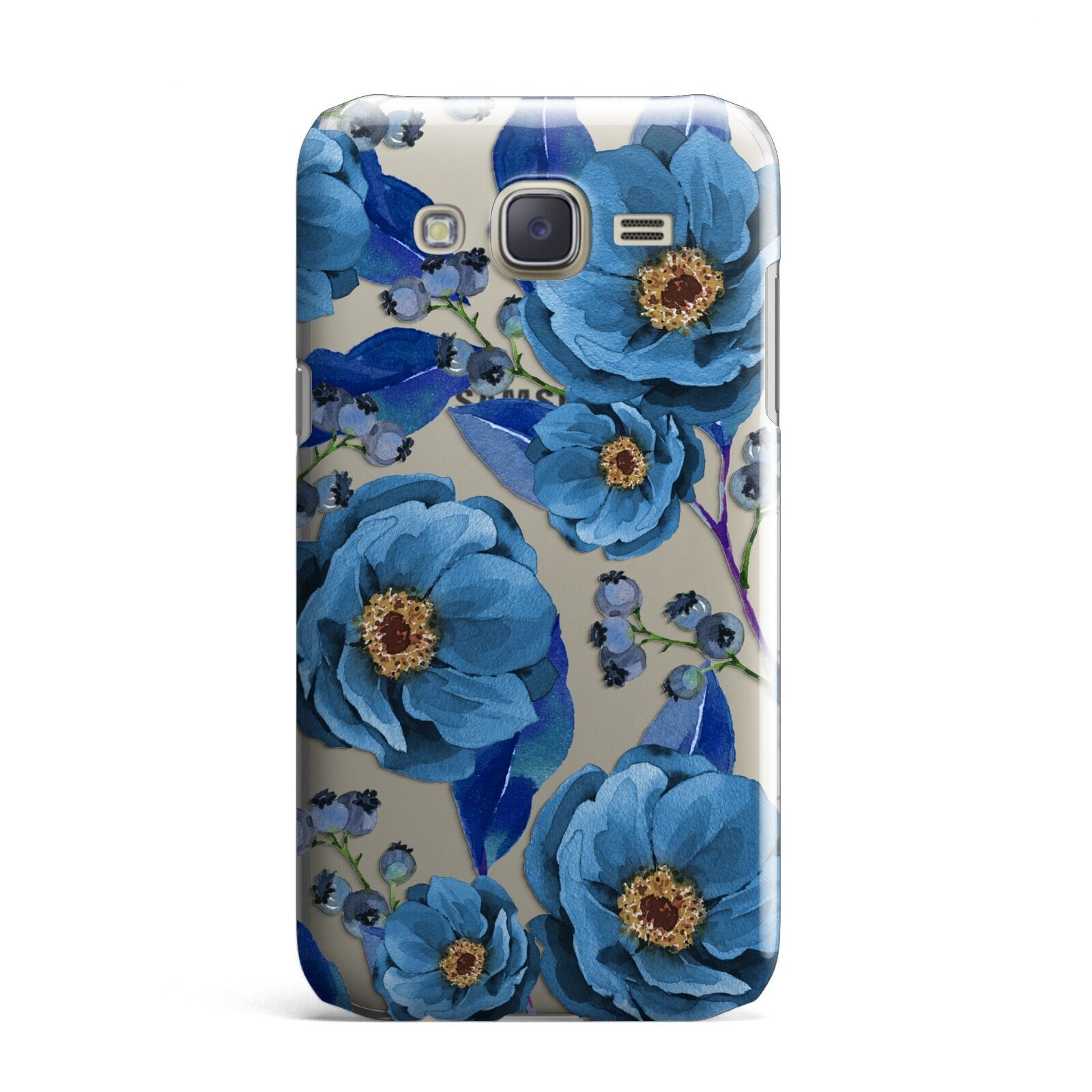 Blue Peonies Samsung Galaxy J7 Case