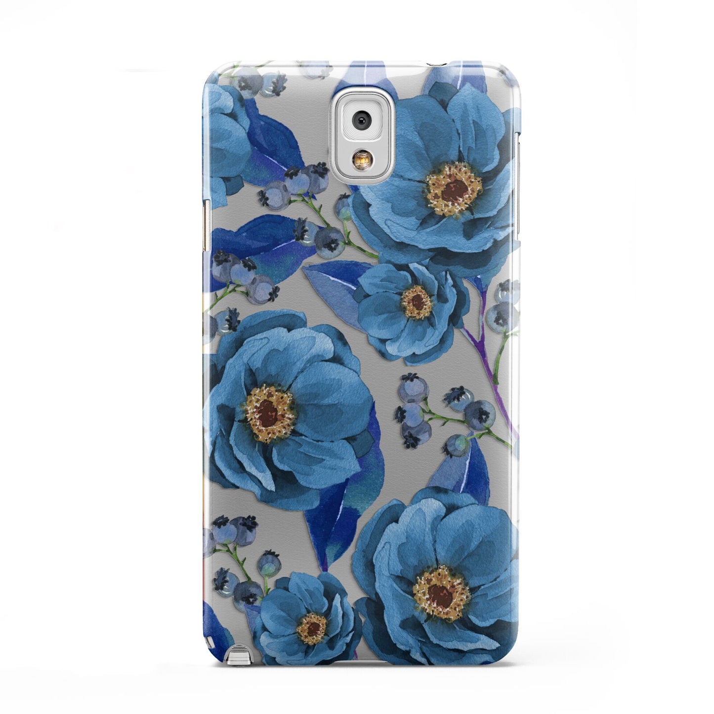 Blue Peonies Samsung Galaxy Note 3 Case