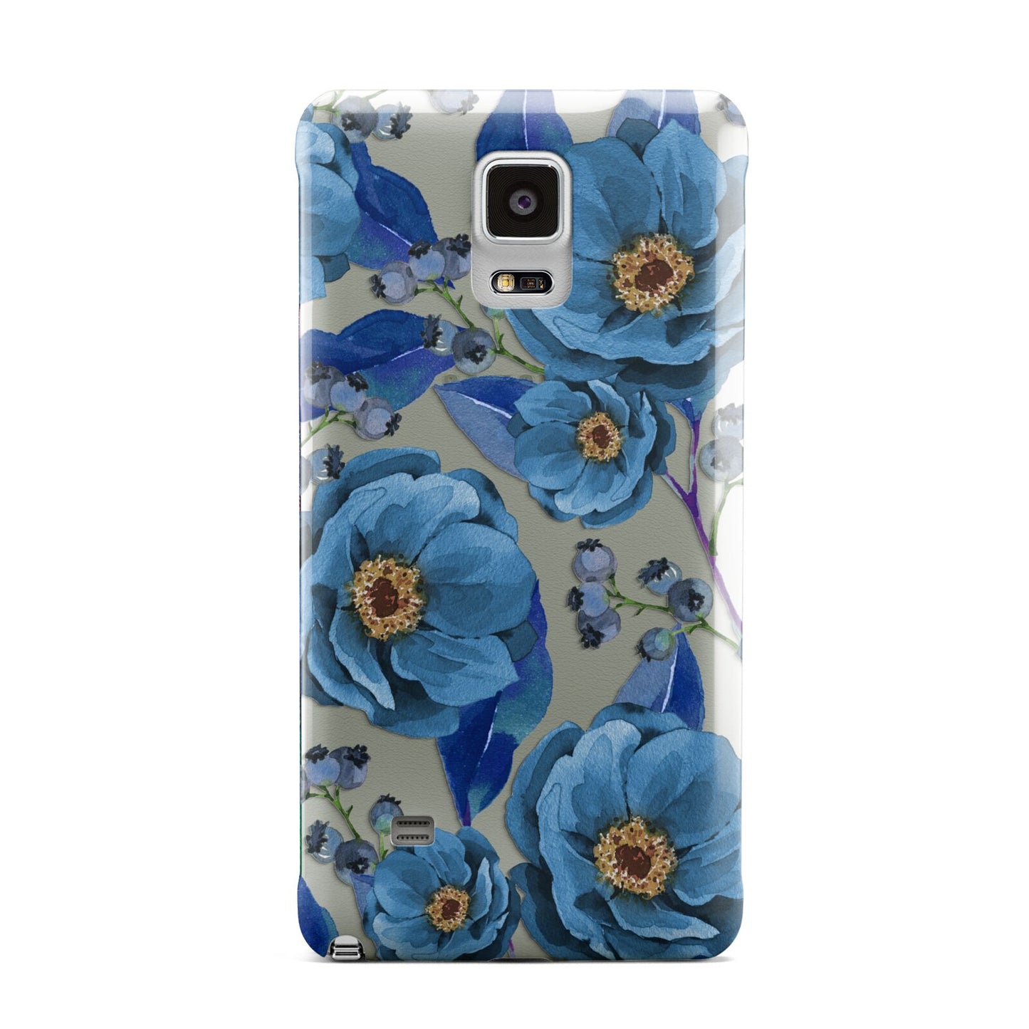 Blue Peonies Samsung Galaxy Note 4 Case