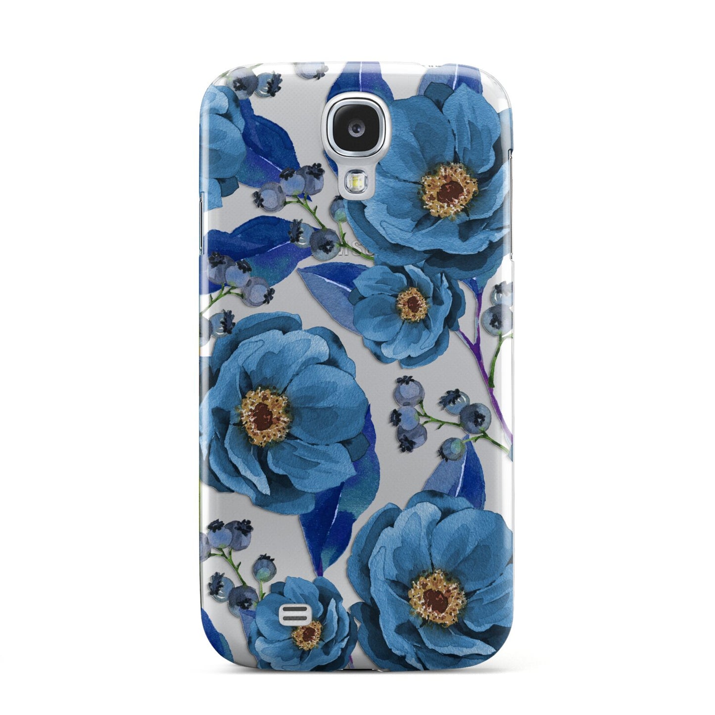 Blue Peonies Samsung Galaxy S4 Case