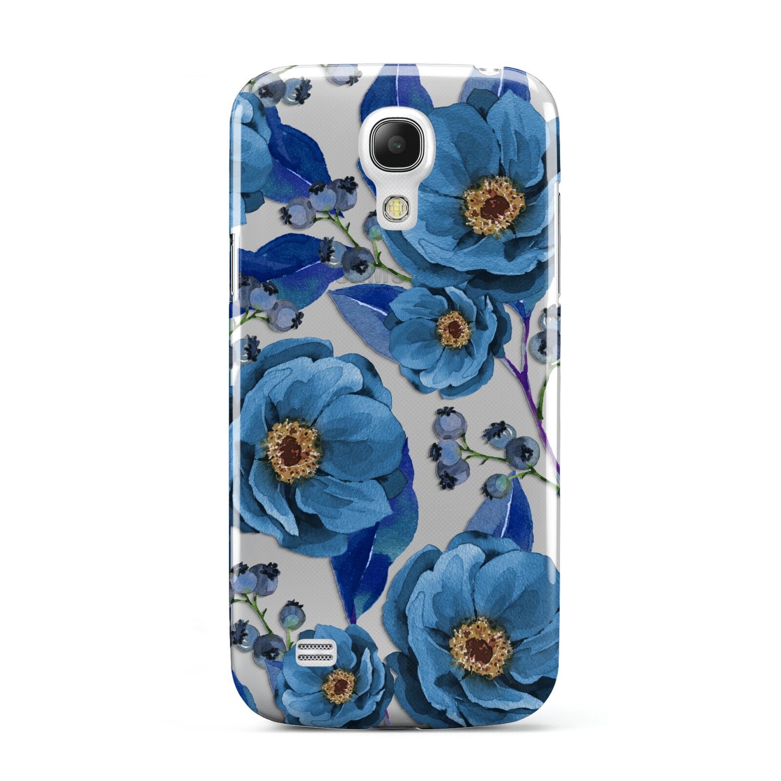 Blue Peonies Samsung Galaxy S4 Mini Case