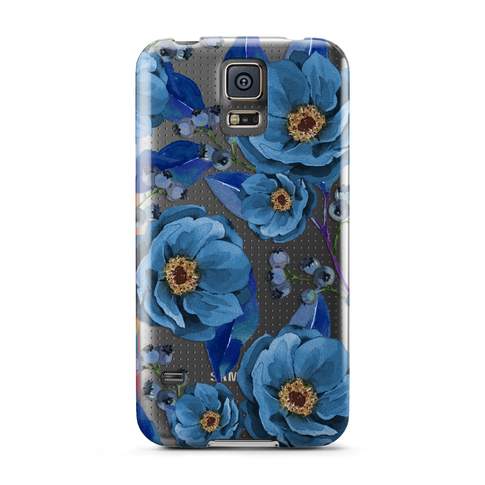 Blue Peonies Samsung Galaxy S5 Case