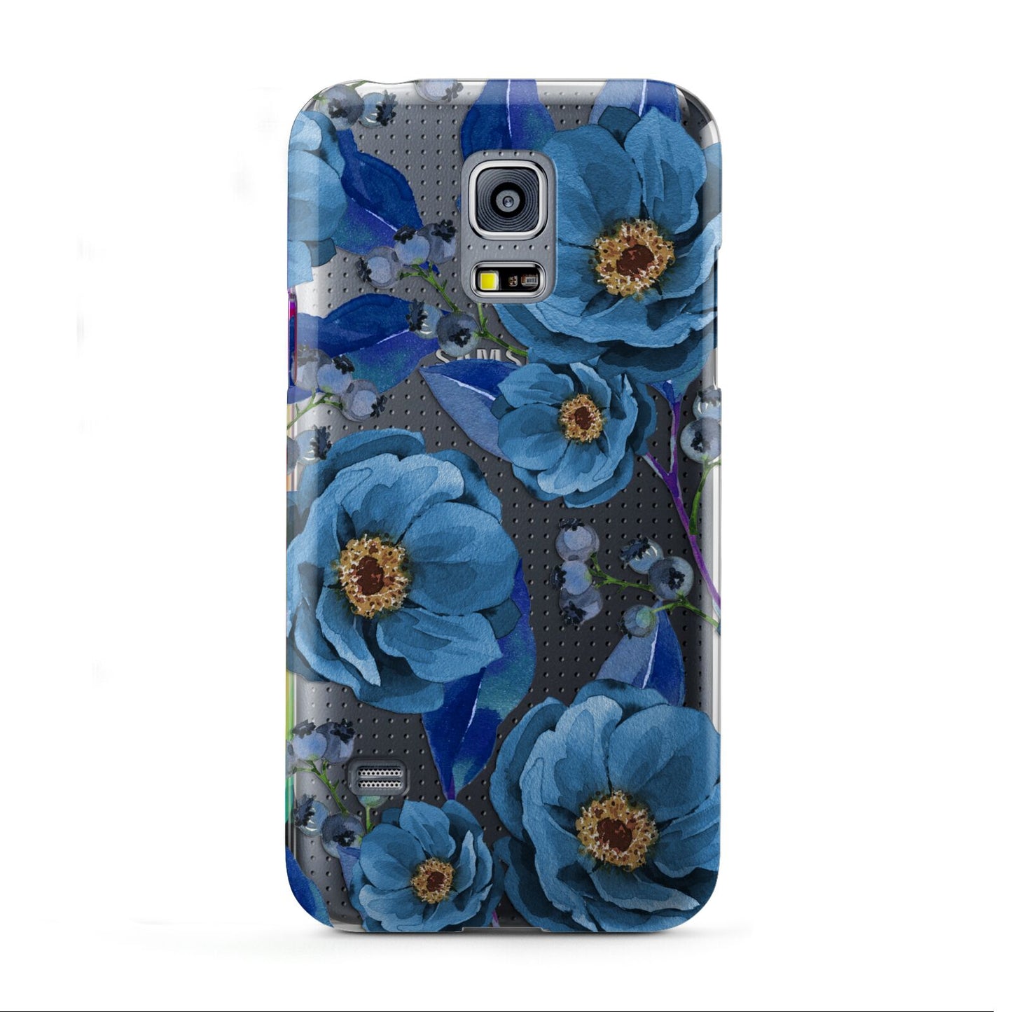 Blue Peonies Samsung Galaxy S5 Mini Case