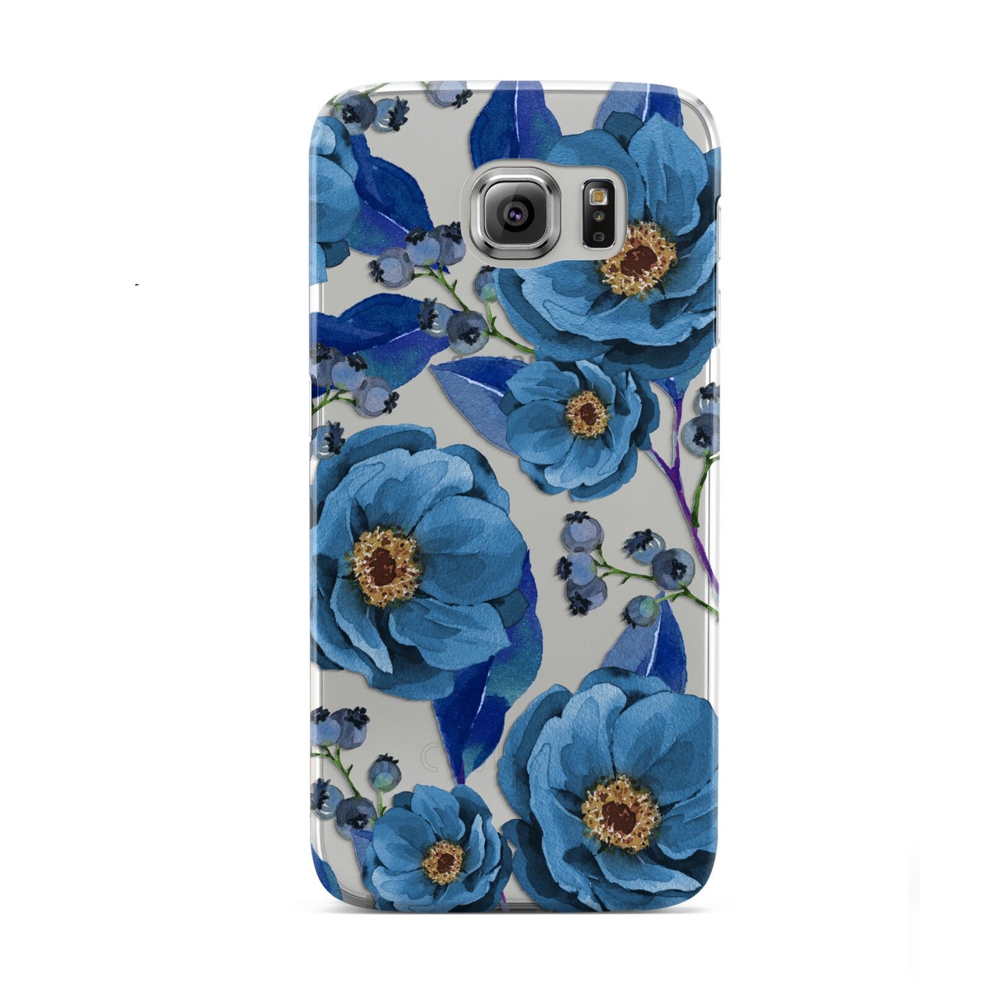 Blue Peonies Samsung Galaxy S6 Case