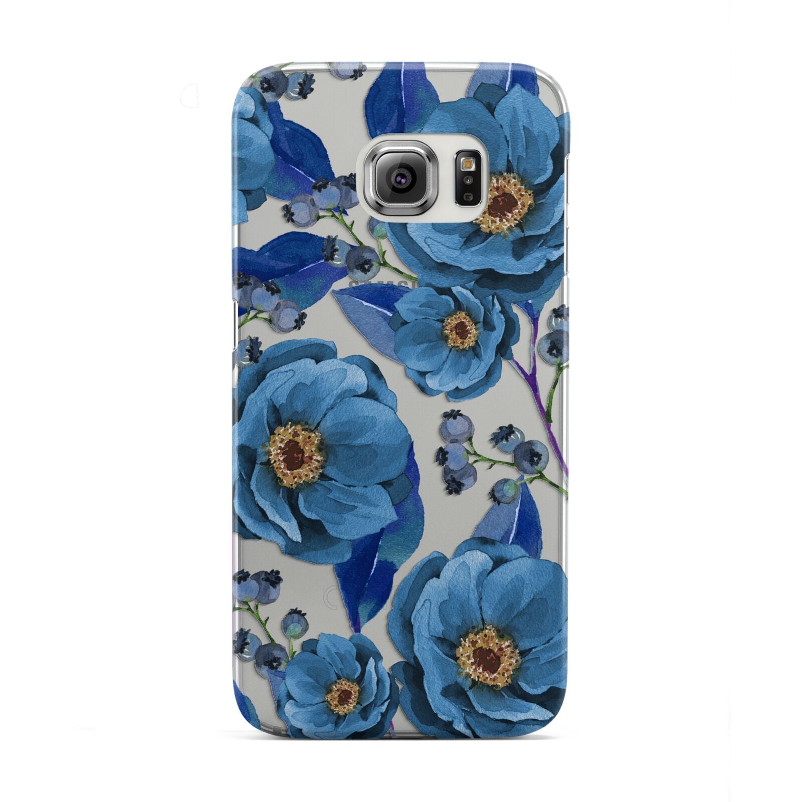 Blue Peonies Samsung Galaxy S6 Edge Case