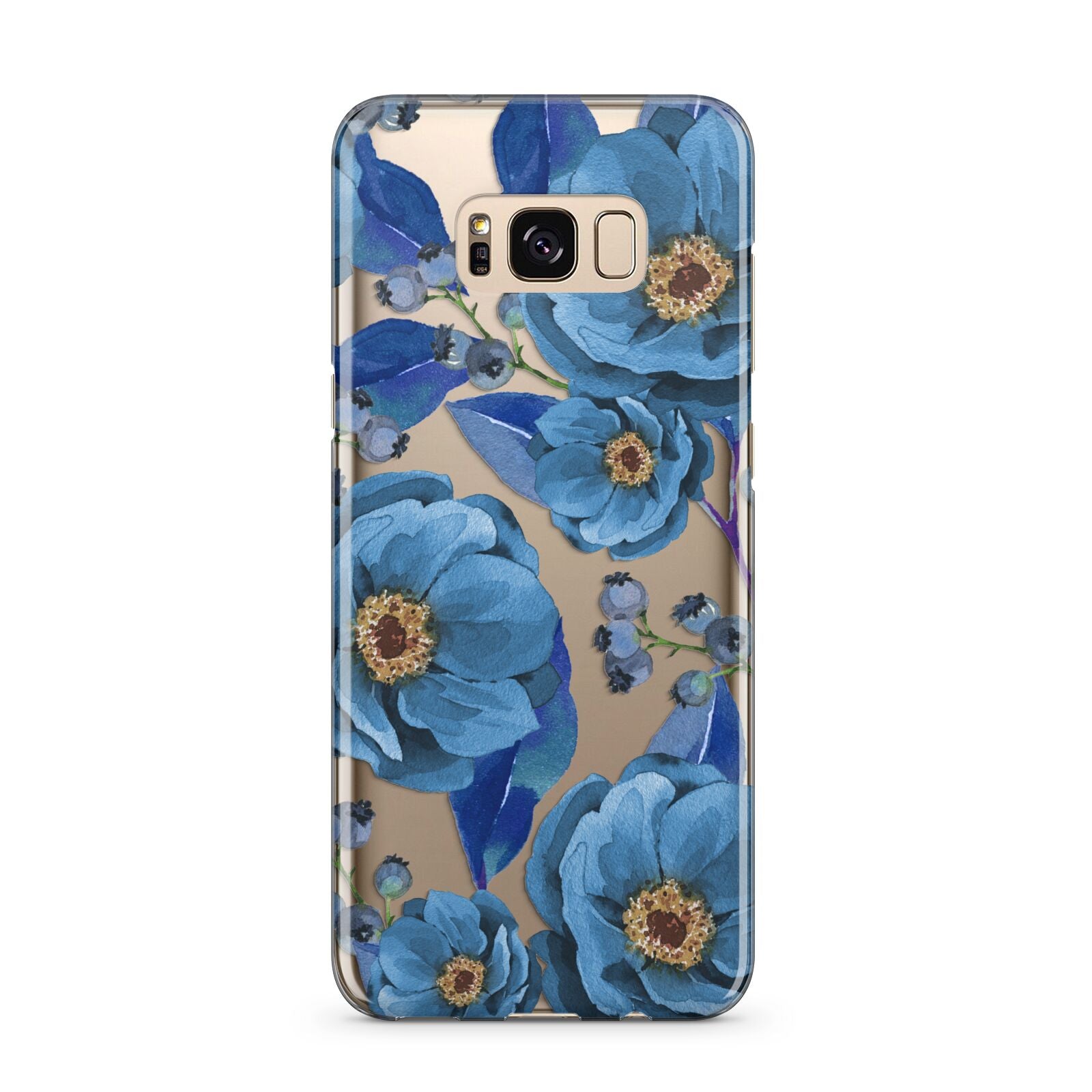 Blue Peonies Samsung Galaxy S8 Plus Case