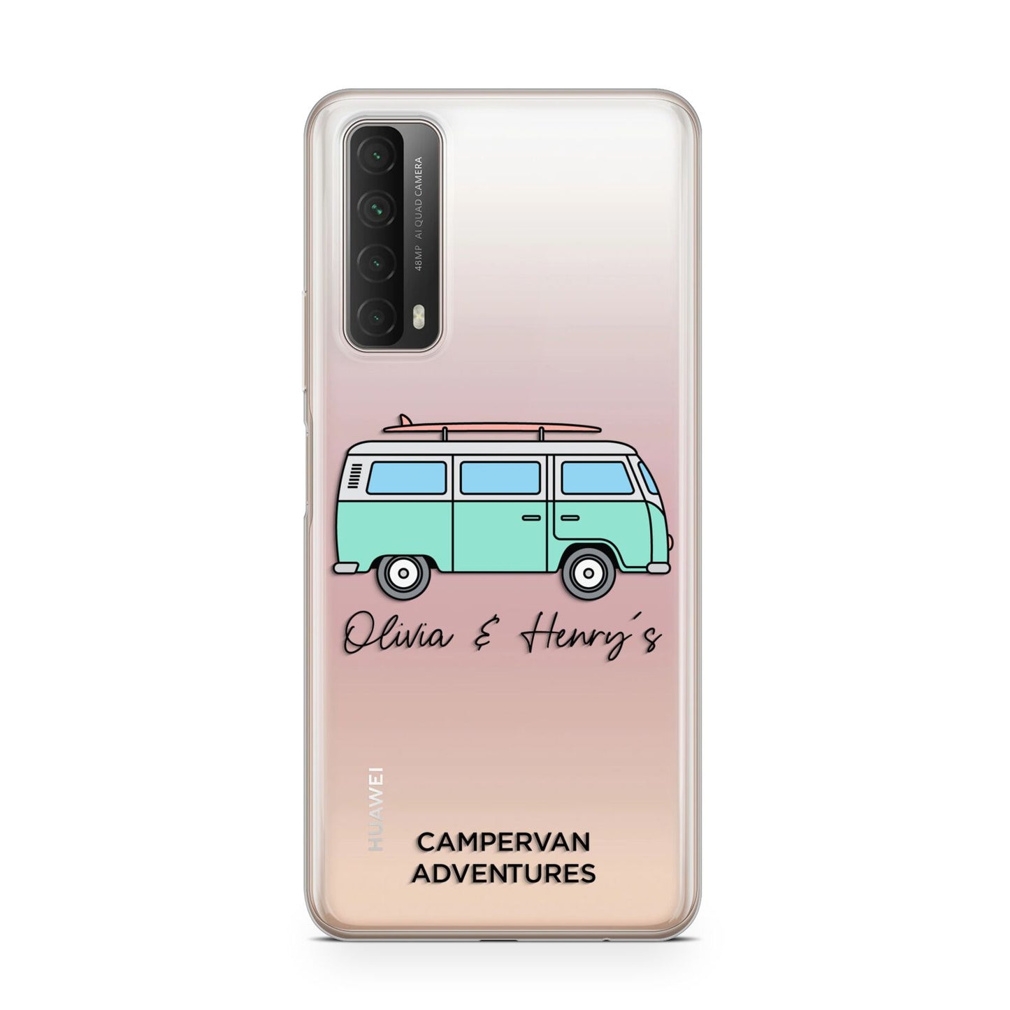 Blue Personalised Campervan Adventures Huawei P Smart 2021