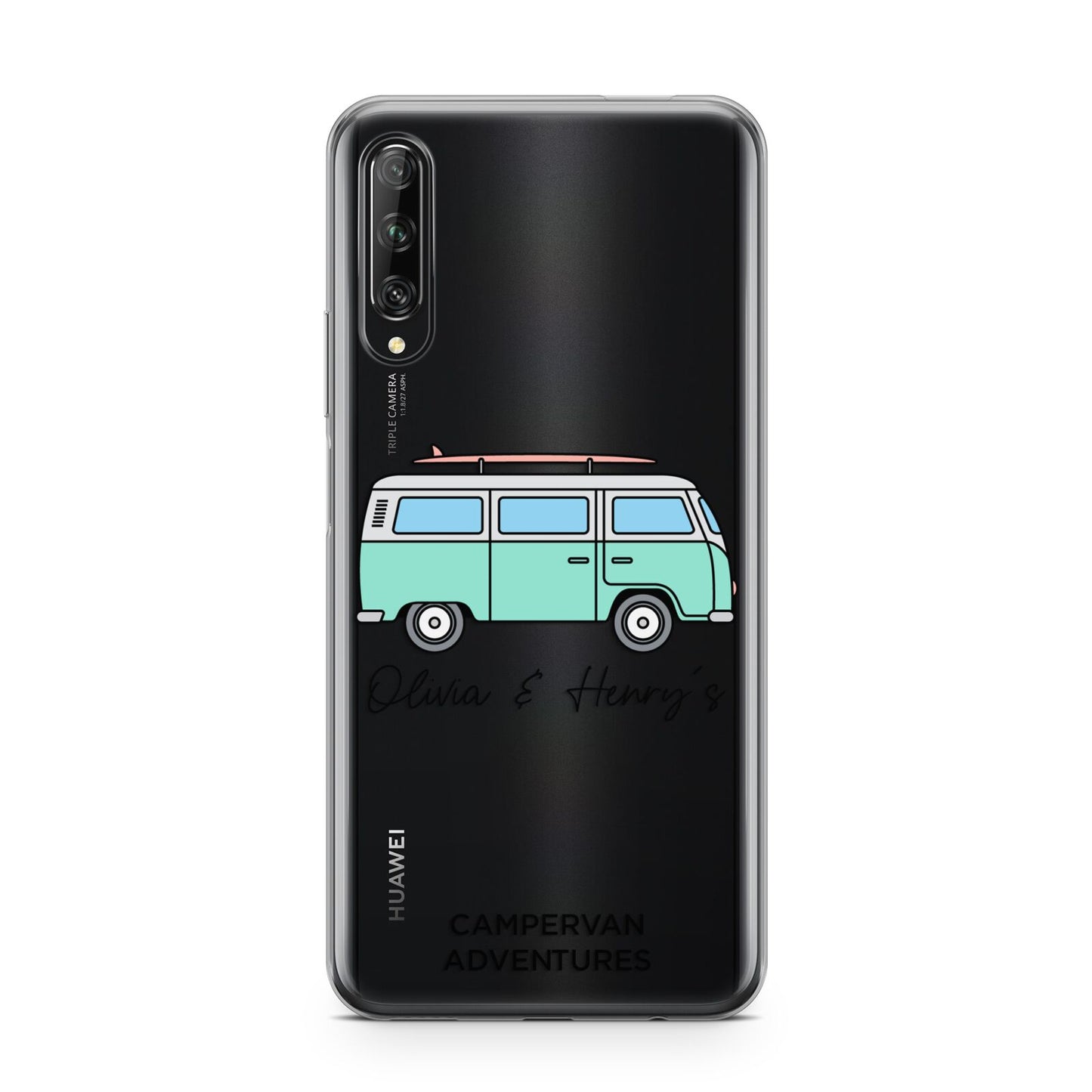 Blue Personalised Campervan Adventures Huawei P Smart Pro 2019