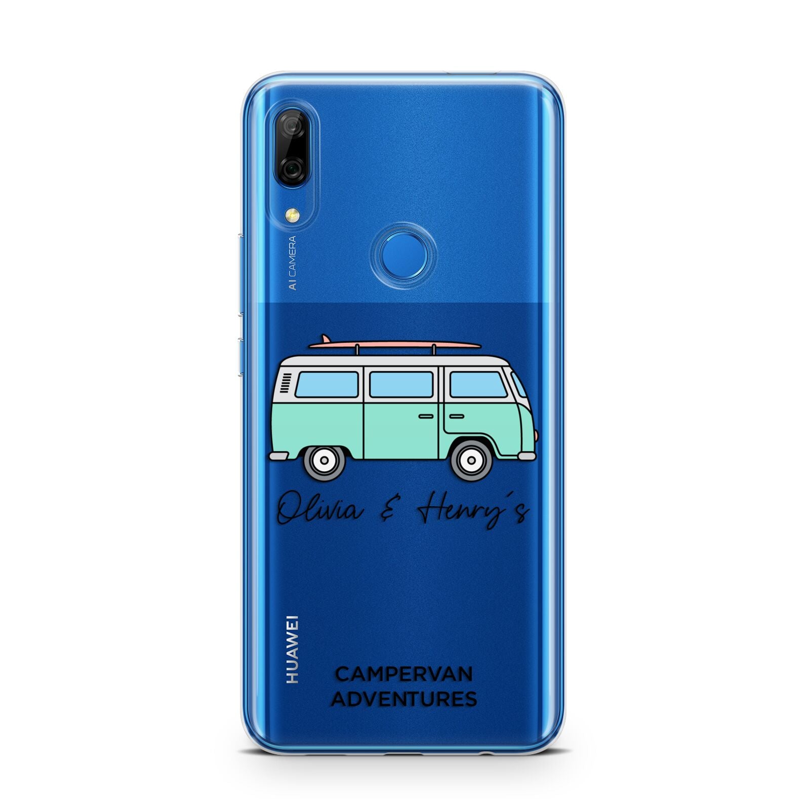 Blue Personalised Campervan Adventures Huawei P Smart Z