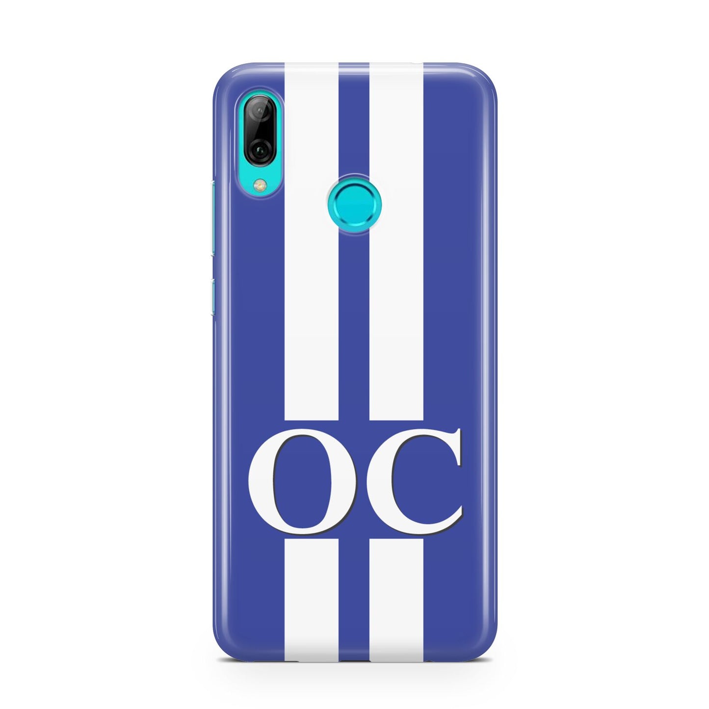 Blue Personalised Initials Huawei P Smart 2019 Case